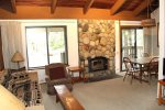 Mammoth Lakes Rental Sunshine Village 138 - Open Area Living Room Towards Dining Room 